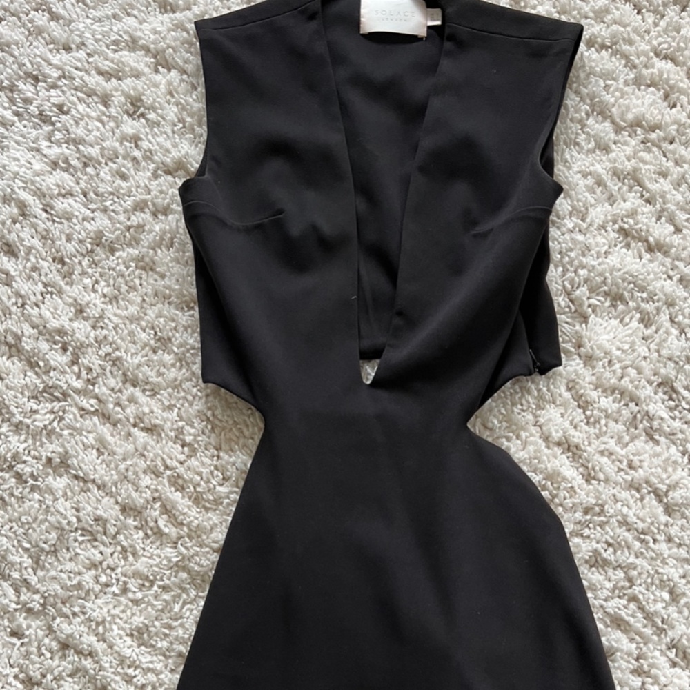 Solace London Santo Black Mini Dress- WORN ONCE!